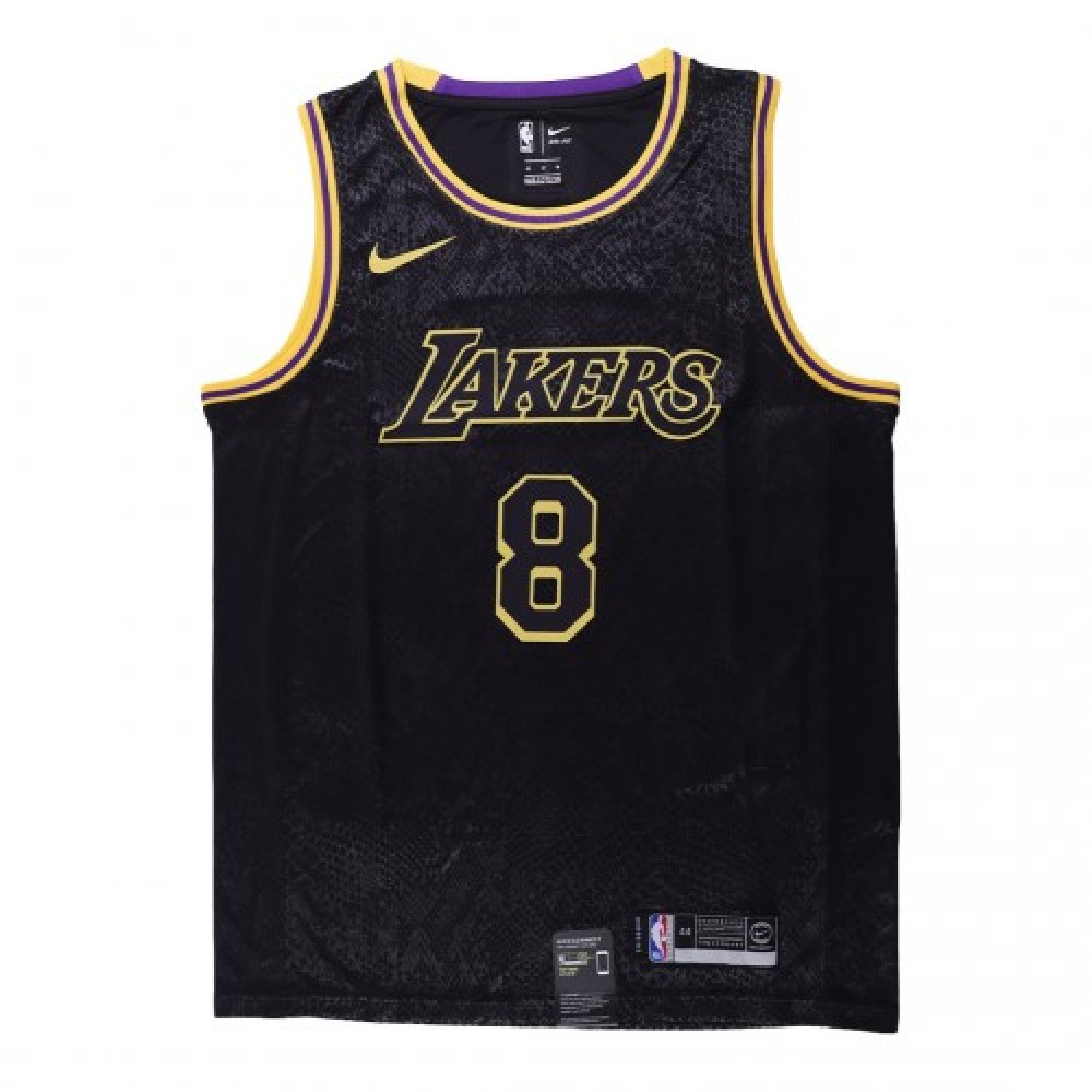Men's Los Angeles Lakers Kobe Bryant #8 Black Swingman Jersey - City Edition-Pro Kit Vault | Brand New 26/27 Sports Jerseys